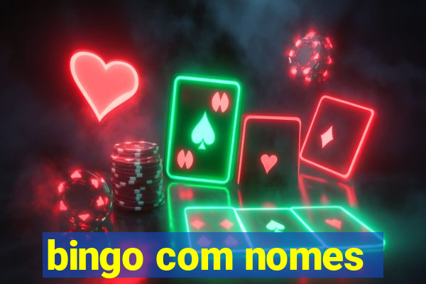 bingo com nomes